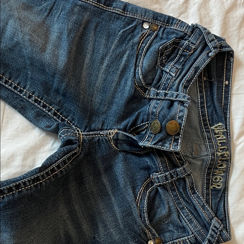 Wallflower Dark Blue Skinny Jeans